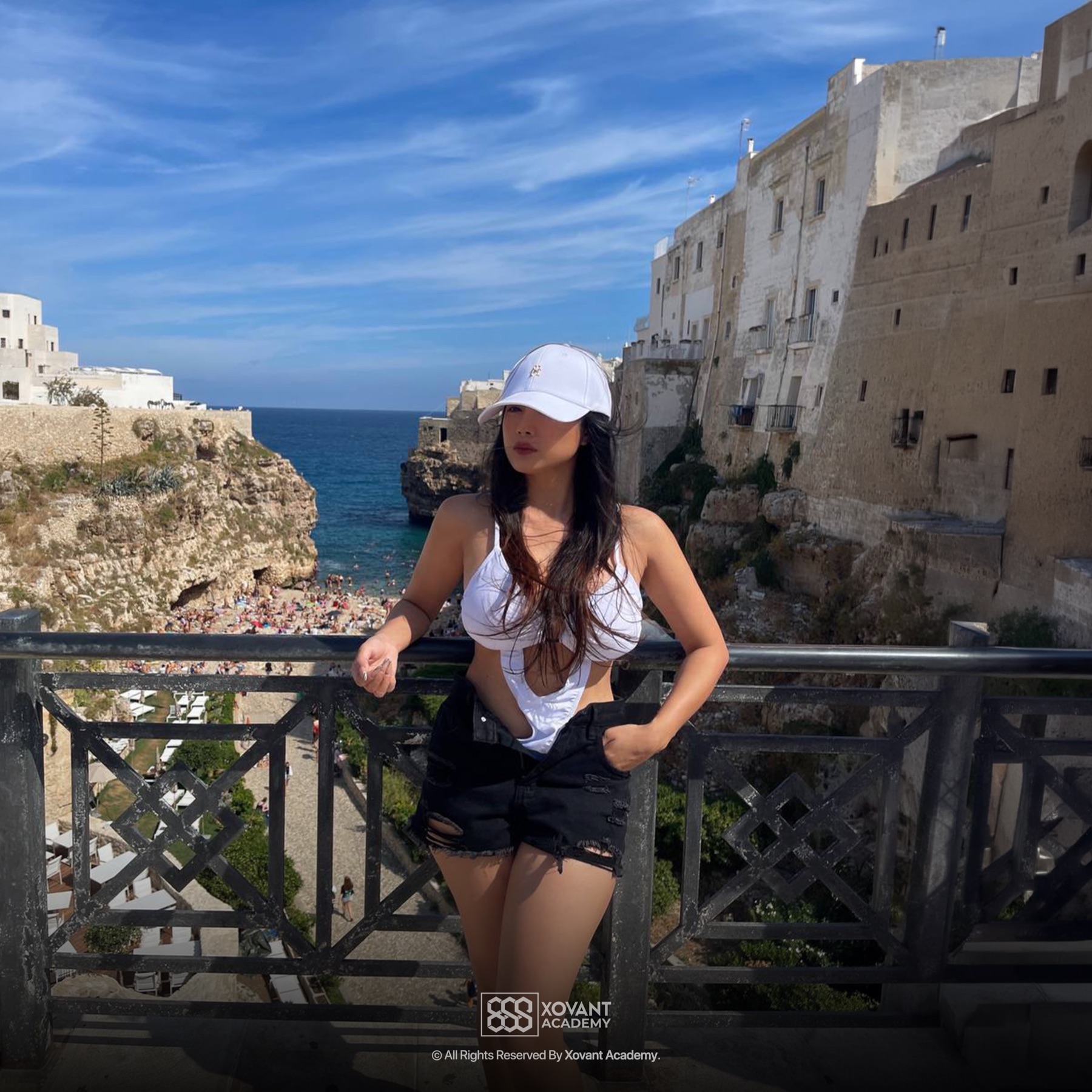Dr Ilizah traveling along the Adriatic coast of Italy